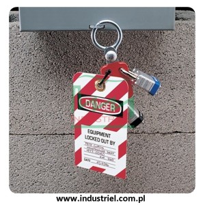Klamra, szekla nylonowa lockout, Masterlock 428