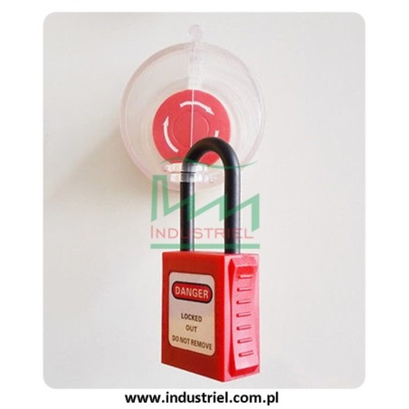 Blokada Lockout na przyciski sterownicze, stacyjki, grzybki bezpieczeństwa Masterlock S2151