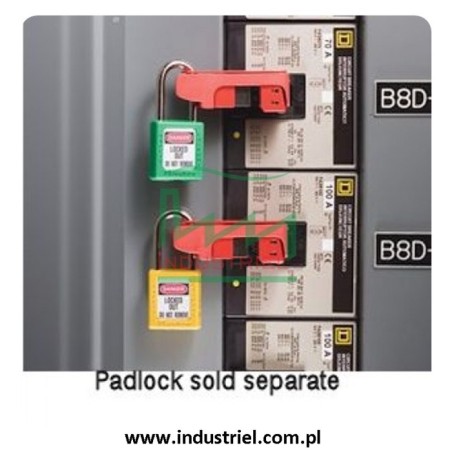 493B Mała blokada Lockout na wyłączniki prądu z dzwignią, WIS