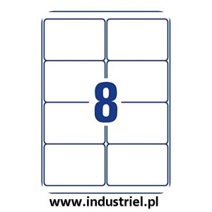 Białe etykiety Heavy Duty do drukarek laserowych, 99,1 x 67,7 mm Avery Zweckform L4715-20