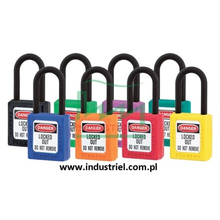 Kłódka Lockout Masterlock 406 z nylonowym kabłąkiem 38mm