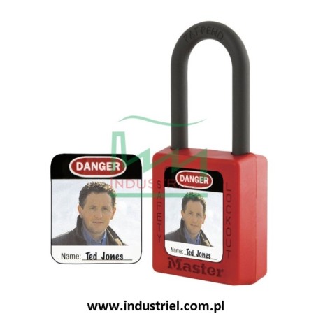 Kłódka Lockout Masterlock 406 z nylonowym kabłąkiem 38mm