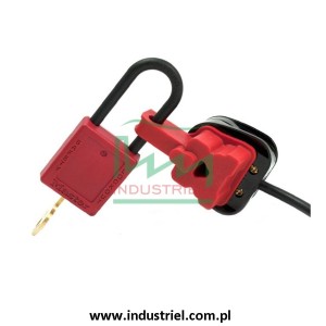 Kłódka Lockout Masterlock 406 z nylonowym kabłąkiem 38mm