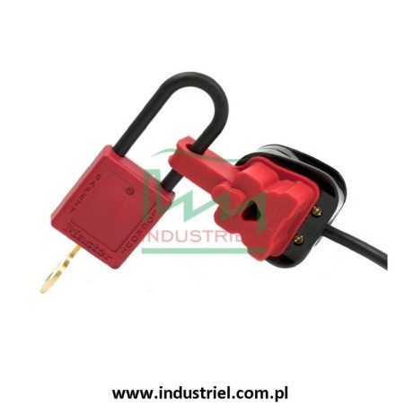 Kłódka Lockout Masterlock 406 z nylonowym kabłąkiem 38mm