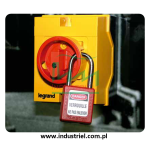 Kłódka Lockout Masterlock 406 z nylonowym kabłąkiem 38mm