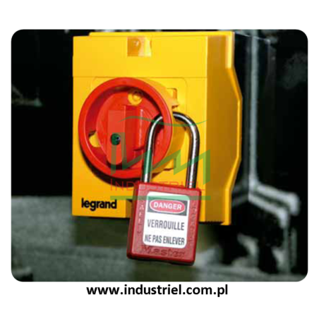 Kłódka Lockout Masterlock 406 z nylonowym kabłąkiem 38mm
