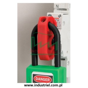 Kłódka Lockout Masterlock 406 z nylonowym kabłąkiem 38mm