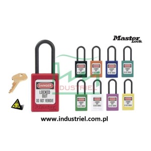 Kłódka Lockout Masterlock 406 z nylonowym kabłąkiem 38mm