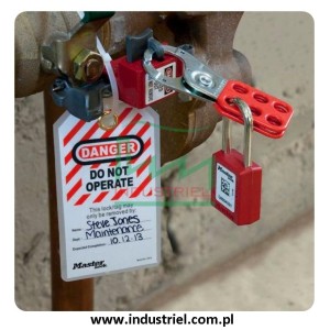 Kłódka Lockout Masterlock S31 ze stalowym kabłąkiem 38mm