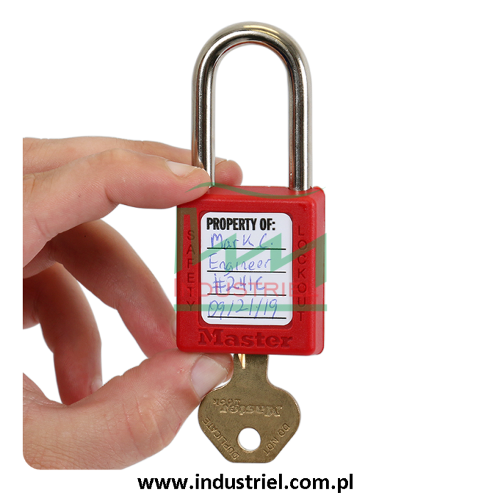 Kłódka Lockout Masterlock S31 ze stalowym kabłąkiem 38mm