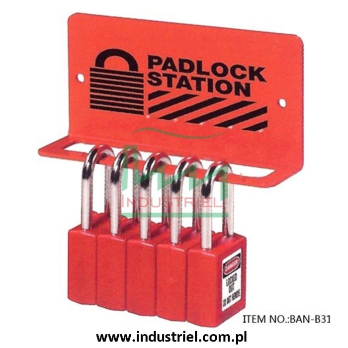 Kłódka Lockout Masterlock S31 ze stalowym kabłąkiem 38mm