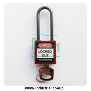Kompaktowe kłódki Lockout-Tagout BRADY, ze aluminiowym kabłąkiem 50mm