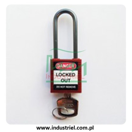 Kompaktowe kłódki Lockout-Tagout BRADY, ze aluminiowym kabłąkiem 50mm