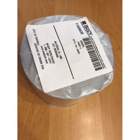 BPTC-83-439BK  Etykiety BRADY, samoprzylepny winyl czarny o szer: 89mm x dł: 40m