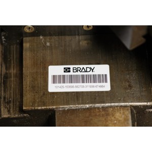BPTC-83-439BK  Etykiety BRADY, samoprzylepny winyl czarny o szer: 89mm x dł: 40m