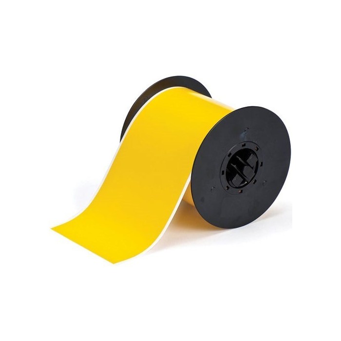BPTC-83-439BK  Etykiety BRADY, samoprzylepny winyl czarny o szer: 89mm x dł: 40m