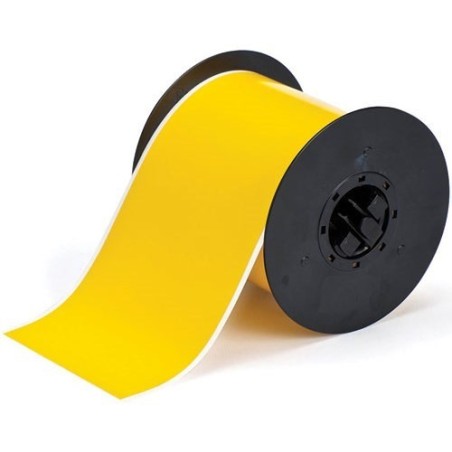 BPTC-83-439BK  Etykiety BRADY, samoprzylepny winyl czarny o szer: 89mm x dł: 40m