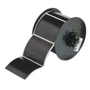BPTC-83-439BK  Etykiety BRADY, samoprzylepny winyl czarny o szer: 89mm x dł: 40m