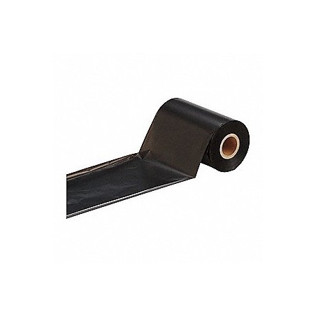 Kalka termotransferowa, czarna, woskowo-żywiczna, szer: 110mm x dł: 74m