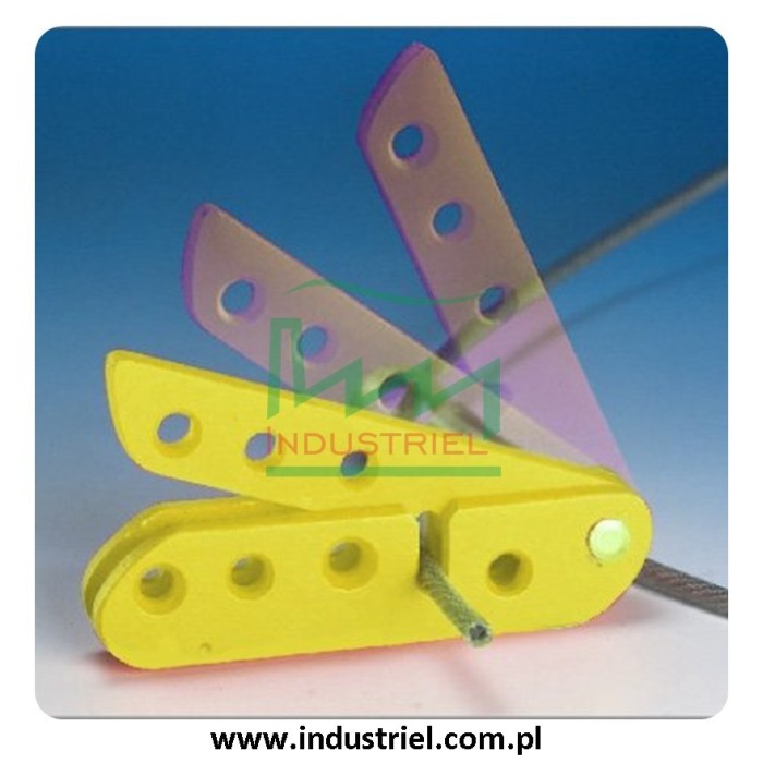 Blokada linkowa Lockout/Tagout z linką stalową 0,9m w otoczce winylowej Scissor-Lok