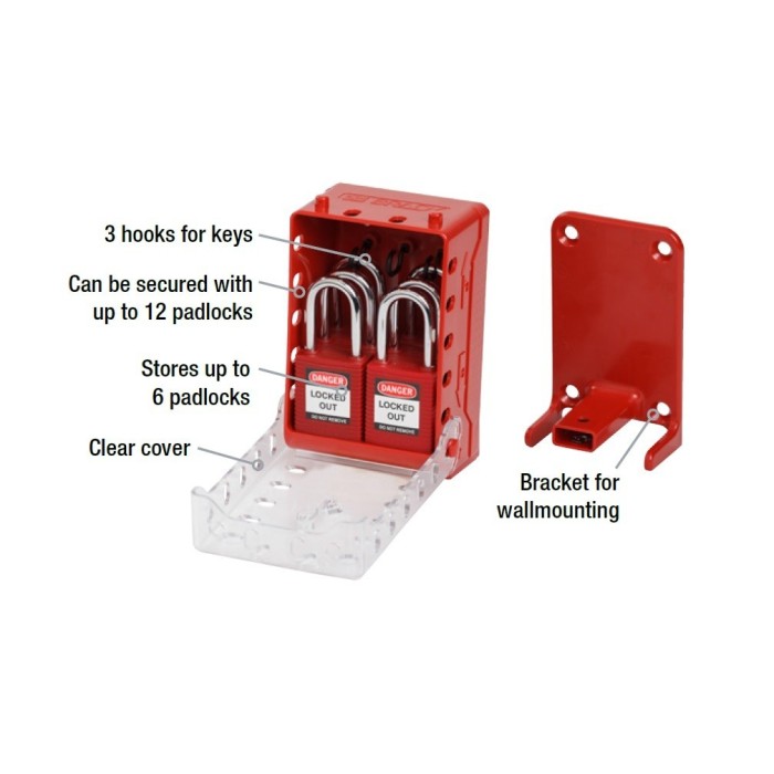 Naścienna skrzynka blokowania grupowego Ultra Compact Lock Box