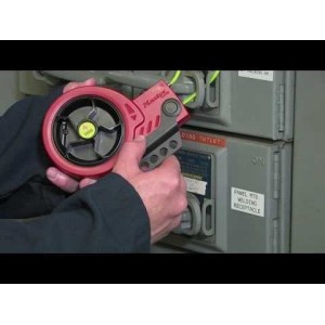 Lockout linkowy ze zwijaną linką stalową 2,74m