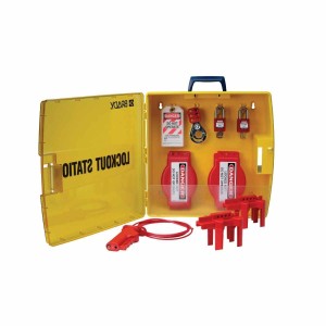 Stacja Lockout/Tagout, plastikowa szafka na sprzęt LOTO (pusta stacja)
