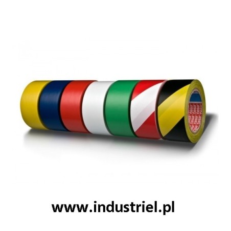 Taśma do oznaczania podłóg, samoprzylepna, żółta o szer: 50mm i dł: 33m TDP-50x33-YL