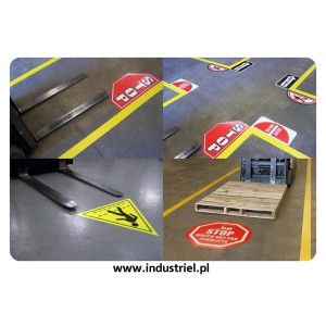 Taśma do oznaczania podłóg, samoprzylepna, żółta o szer: 50mm i dł: 33m TDP-50x33-YL