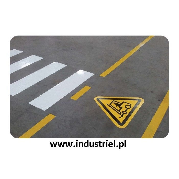 Taśma do oznaczania podłóg, samoprzylepna, żółta o szer: 50mm i dł: 33m TDP-50x33-YL
