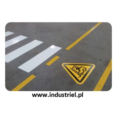 Taśma do oznaczania podłóg, samoprzylepna, żółta o szer: 50mm i dł: 33m TDP-50x33-YL