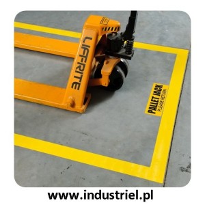 Taśma do oznaczania podłóg, samoprzylepna, żółta o szer: 50mm i dł: 33m TDP-50x33-YL