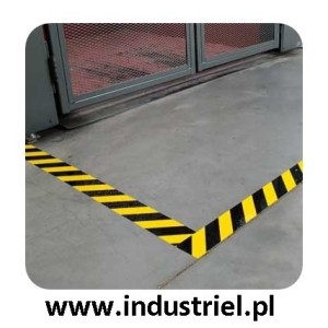 Taśma do oznaczania podłóg, samoprzylepna, żółta o szer: 50mm i dł: 33m TDP-50x33-YL