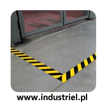 Taśma do oznaczania podłóg, samoprzylepna, żółta o szer: 50mm i dł: 33m TDP-50x33-YL