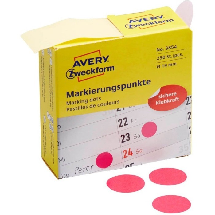 Naklejki kontroli jakości Ø10mm kolorowe kółeczka, z dyspenserem, 800szt