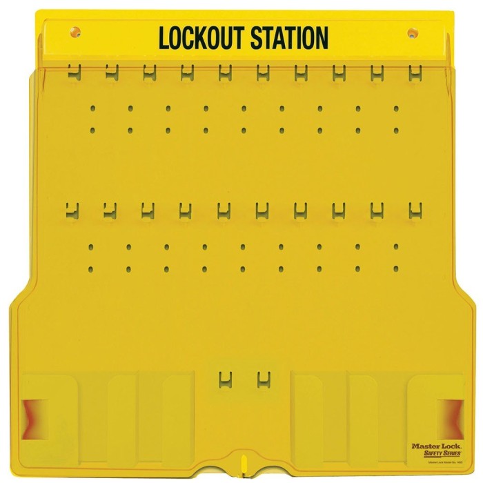 Stacja Lockout/Tagout,  na sprzęt LOTO (pusta stacja)