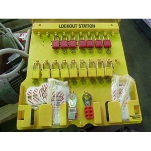 Stacja Lockout/Tagout,  na sprzęt LOTO (pusta stacja)