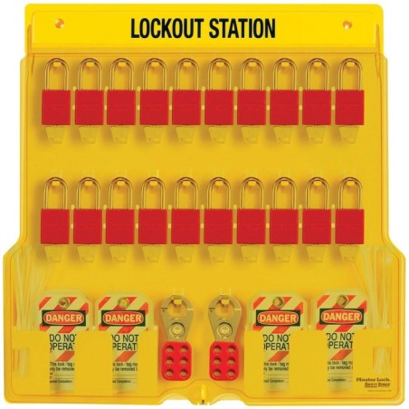 Stacja Lockout/Tagout,  na sprzęt LOTO (pusta stacja)
