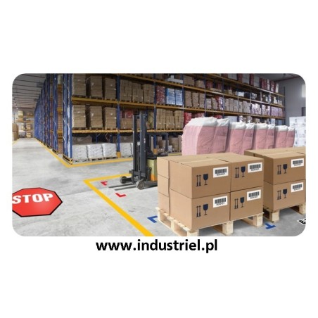 Taśma do oznaczania podłóg, samoprzylepna, żółta o szer: 50mm i dł: 33m TDP-50x33-YL