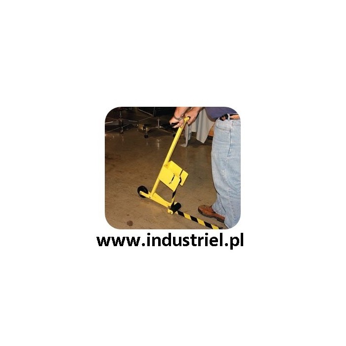 Taśma do oznaczania podłóg, samoprzylepna, żółta o szer: 50mm i dł: 33m TDP-50x33-YL