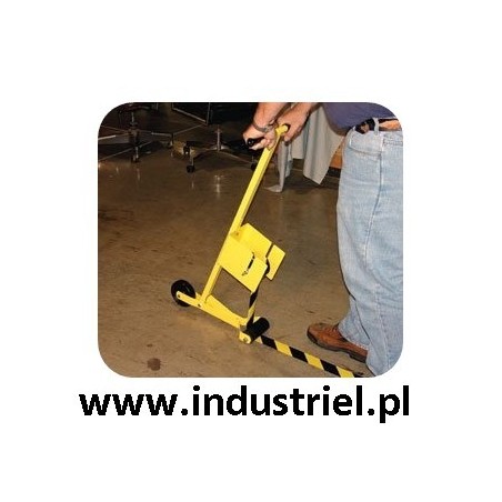 Taśma do oznaczania podłóg, samoprzylepna, żółta o szer: 50mm i dł: 33m TDP-50x33-YL