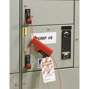 050943 BRADY Lockout: Wielofunkcyjna blokada linkowa z linką stalową 2,44m