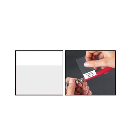Etykiety samolaminujące na kable - do oznaczania daty następnego przeglądu, lata 20-25, małe: 35x34mm