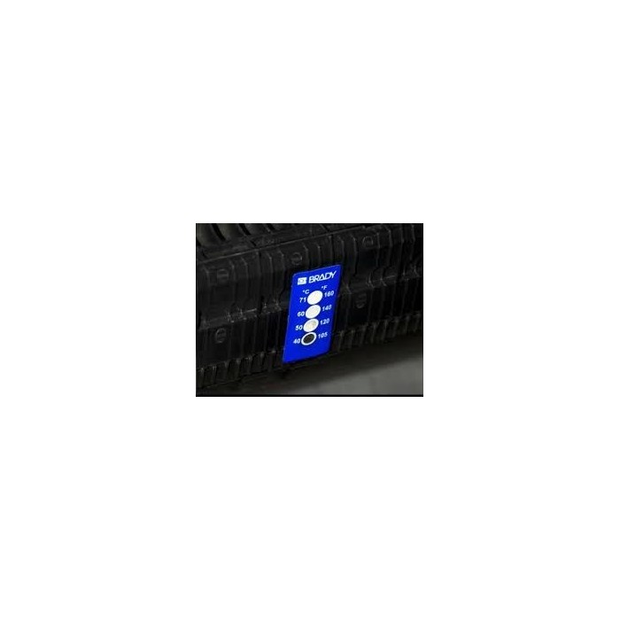 Etykiety temperaturowe do 116-143°C, 56x20mm, 30 naklejek