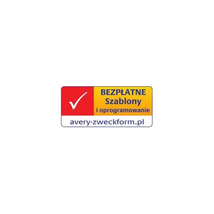 Etykiety magnetyczne Avery Zweckform, A4, 5 ark./op., 210 x 297 mm, białe