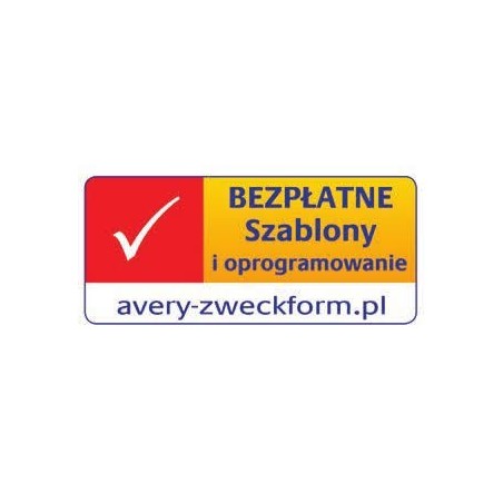 Etykiety magnetyczne Avery Zweckform, A4, 5 ark./op., 210 x 297 mm, białe