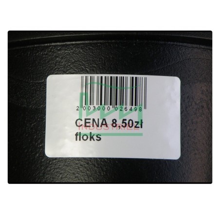 Etykiety znamionowe srebrne Avery L6012 - 20 rozmiar 96 x 50,8mm 