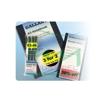 Etykiety neonowe Avery L6004-25 żółte rozmiar 63,5 x 29,6 mm 675 etykiet