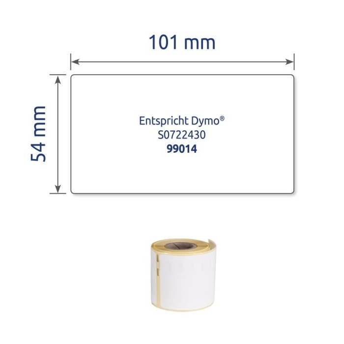 Etykiety wysyłkowe Avery Zweckform w rolce do drukarek termicznych, 220etyk./1rolka, 54 x 101 mm, trwałe, białe
