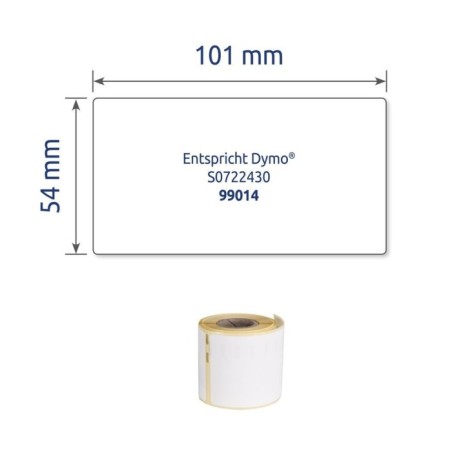 Etykiety wysyłkowe Avery Zweckform w rolce do drukarek termicznych, 220etyk./1rolka, 54 x 101 mm, trwałe, białe